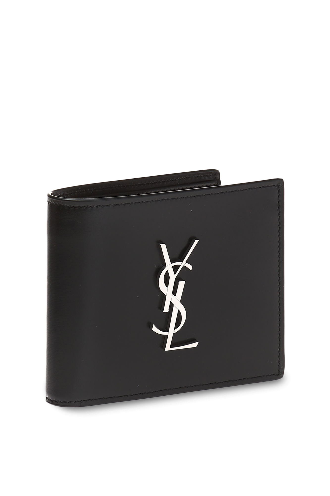 Saint Laurent Bi-fold wallet with logo | Men's Accessories